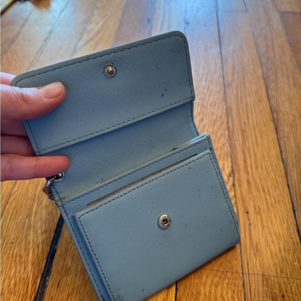 Steve Madden Powder Blue Wristlet Wallet - Picture 8 of 9